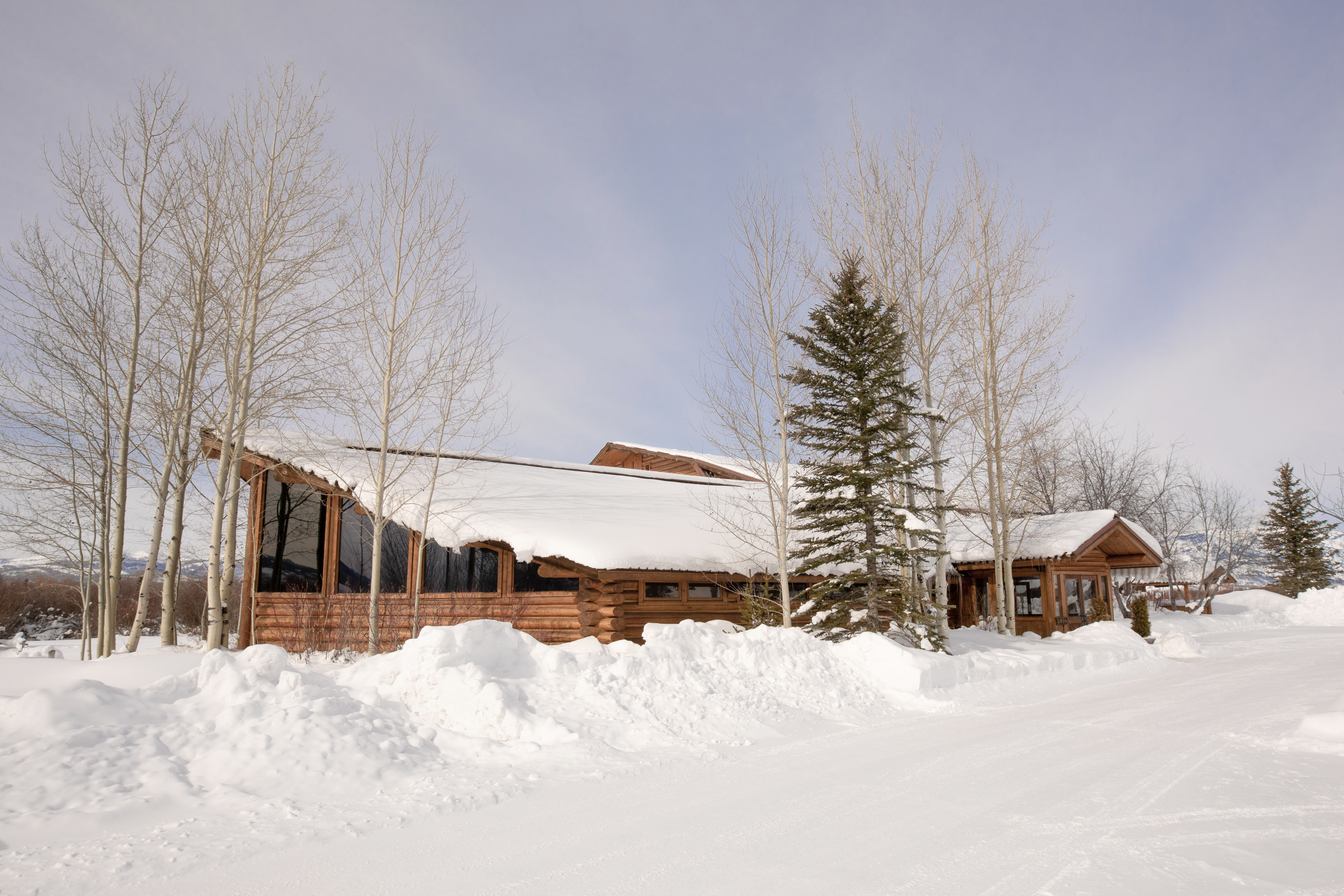 Exterior de Jackson Hole en invierno